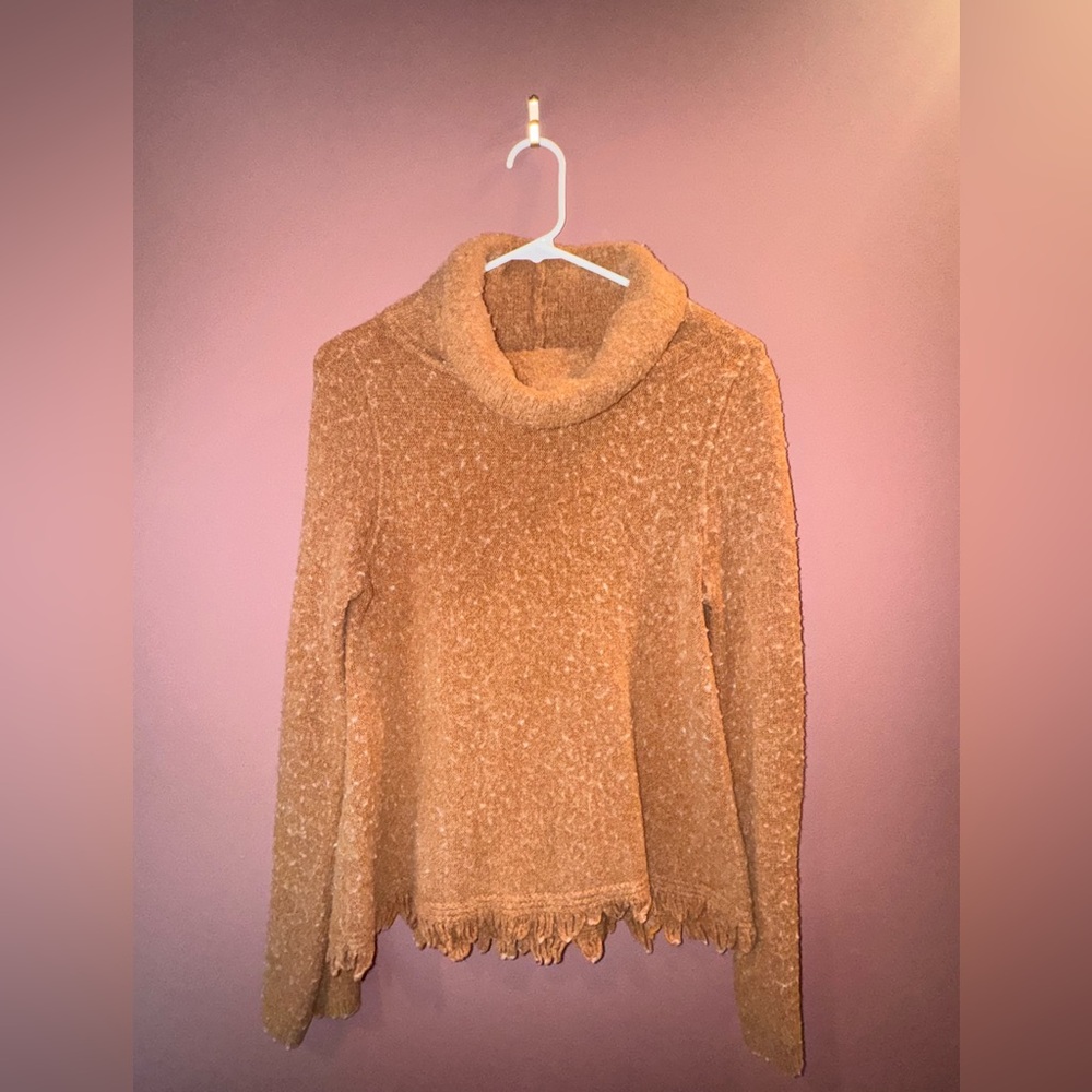 Anthropologie Size XS Turtle Fuzzy Sweater